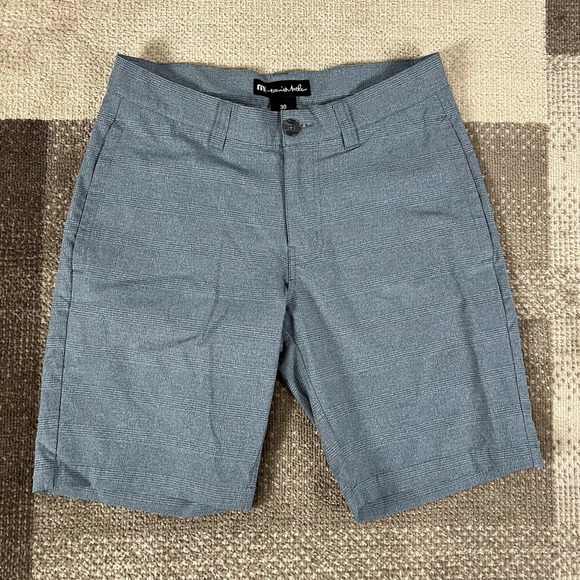 Travis Mathew Shorts Mens‎ 30 Performance Golf Casual Stretch Lightweight Blue - Picture 1 of 7